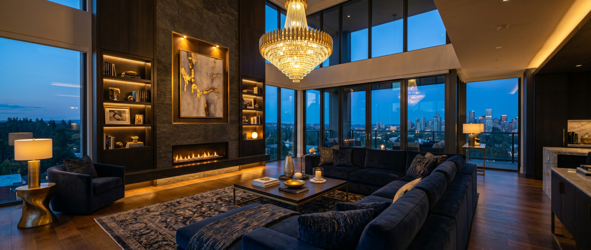 تشكيلة إضاءة فاخرة من ثريات وسبوتات LED من Home Lights